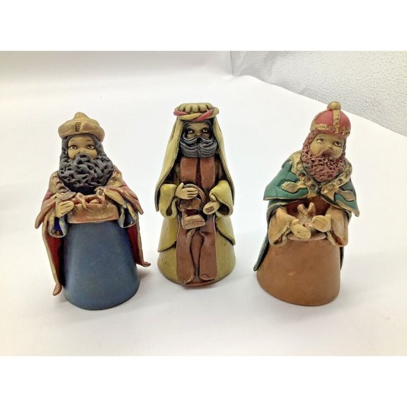 Unique Vintage Nativity,10 Pieces - Picture 5 of 12